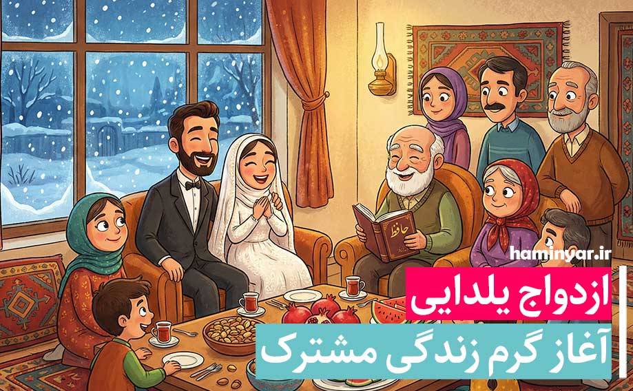 سنت های یلدایی در مراسم ازدواج یلدایی
